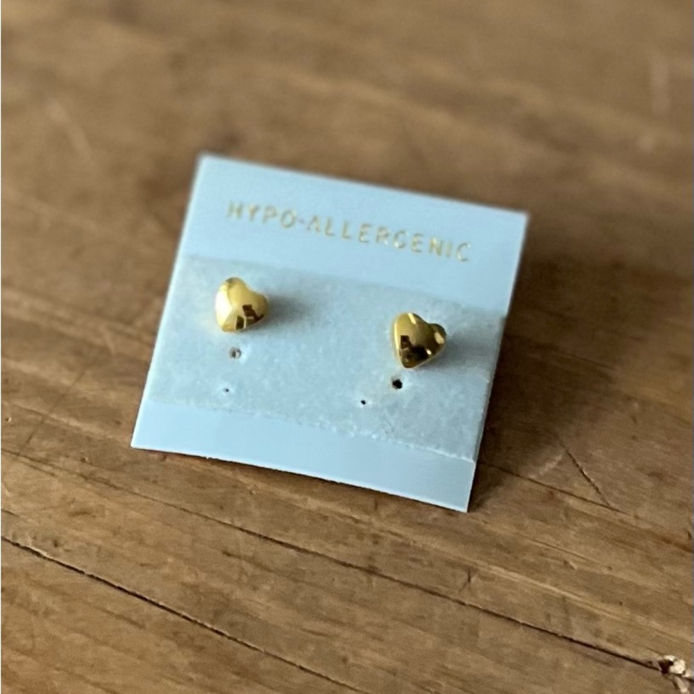Heart Stud Earrings